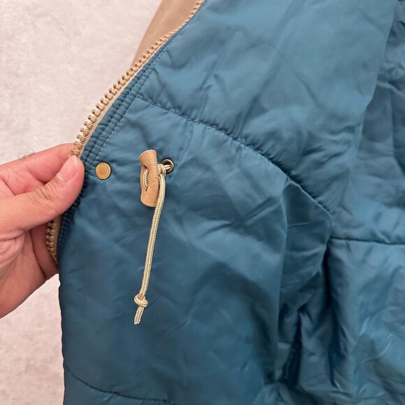 Vintage Woolrich Jacket Mens L Beige Full Zip Chore Insutaled Lined Outdoor - Picture 8 of 10